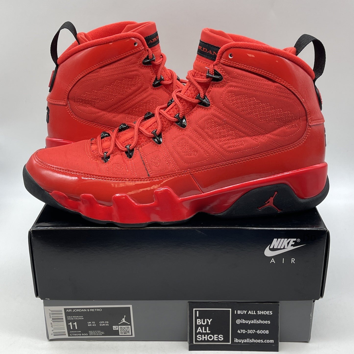 Size 11 - Air Jordan 9 Chile Red (CT8019-600)