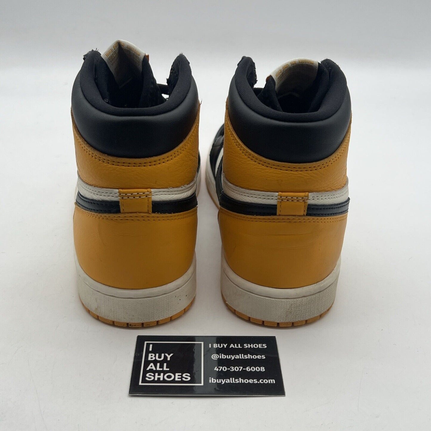 Size 10 - Air Jordan 1 Retro OG High Yellow Toe (555088-711)