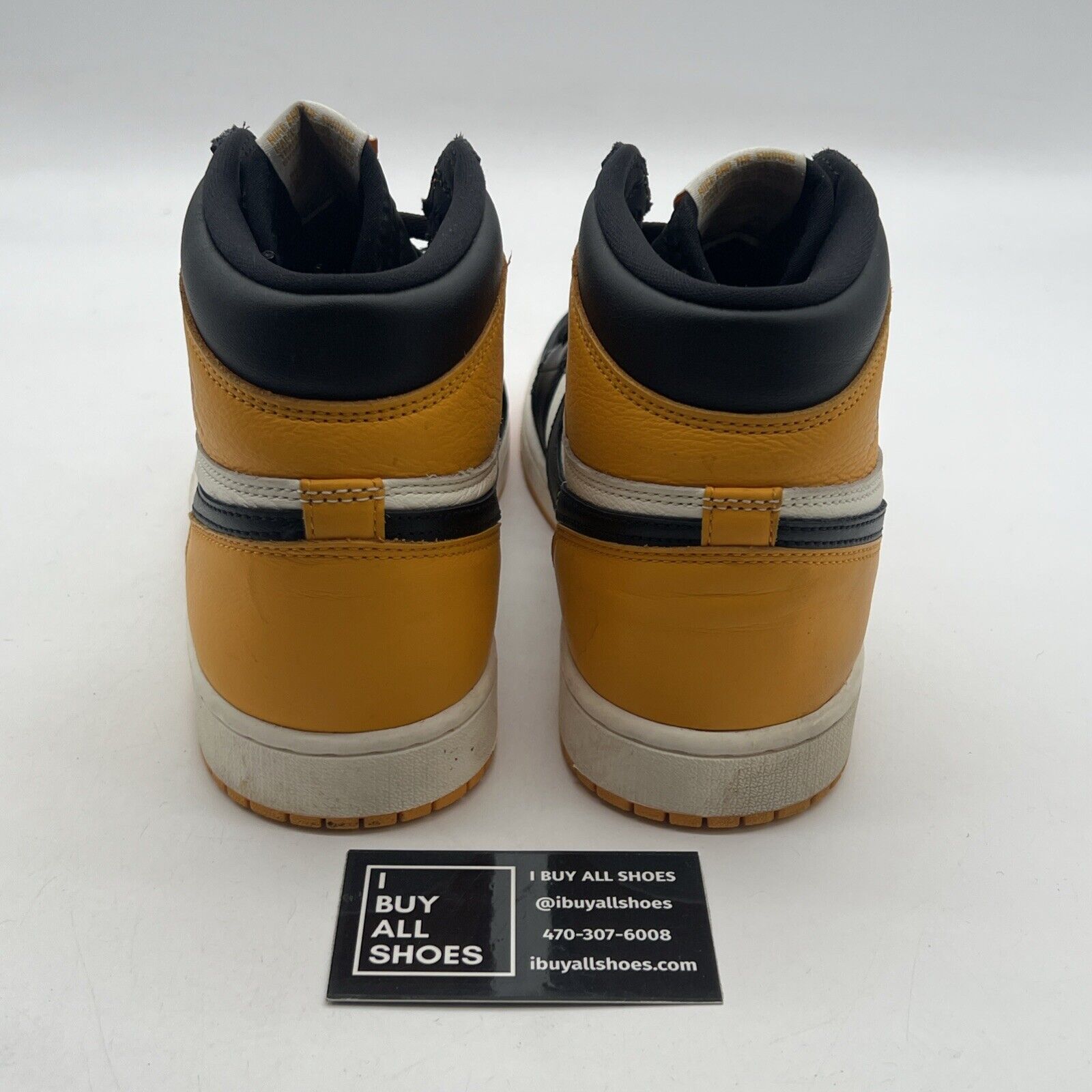 Size 10 - Air Jordan 1 Retro OG High Yellow Toe (555088-711)