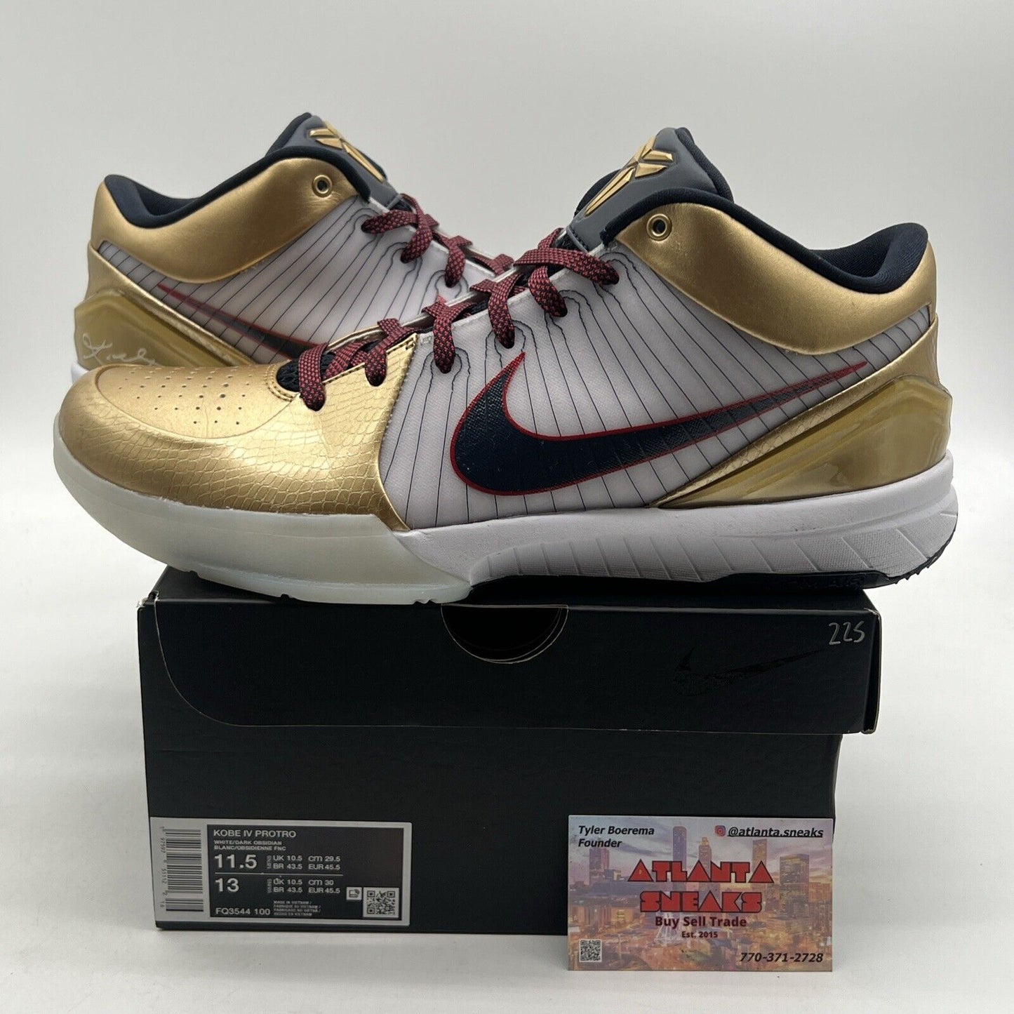 Size 11.5 - Nike Zoom Kobe 4 Protro 2024 Gold Medal (FQ3544-100)