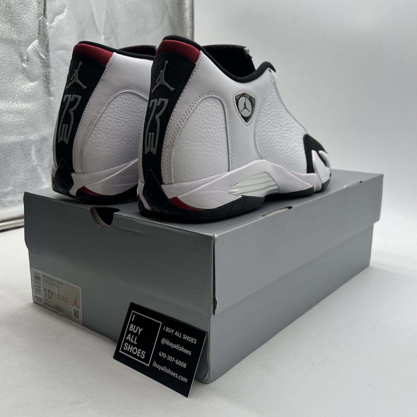 Size 10.5 - Air Jordan 14 Retro 2024 Black Toe (487471-160)