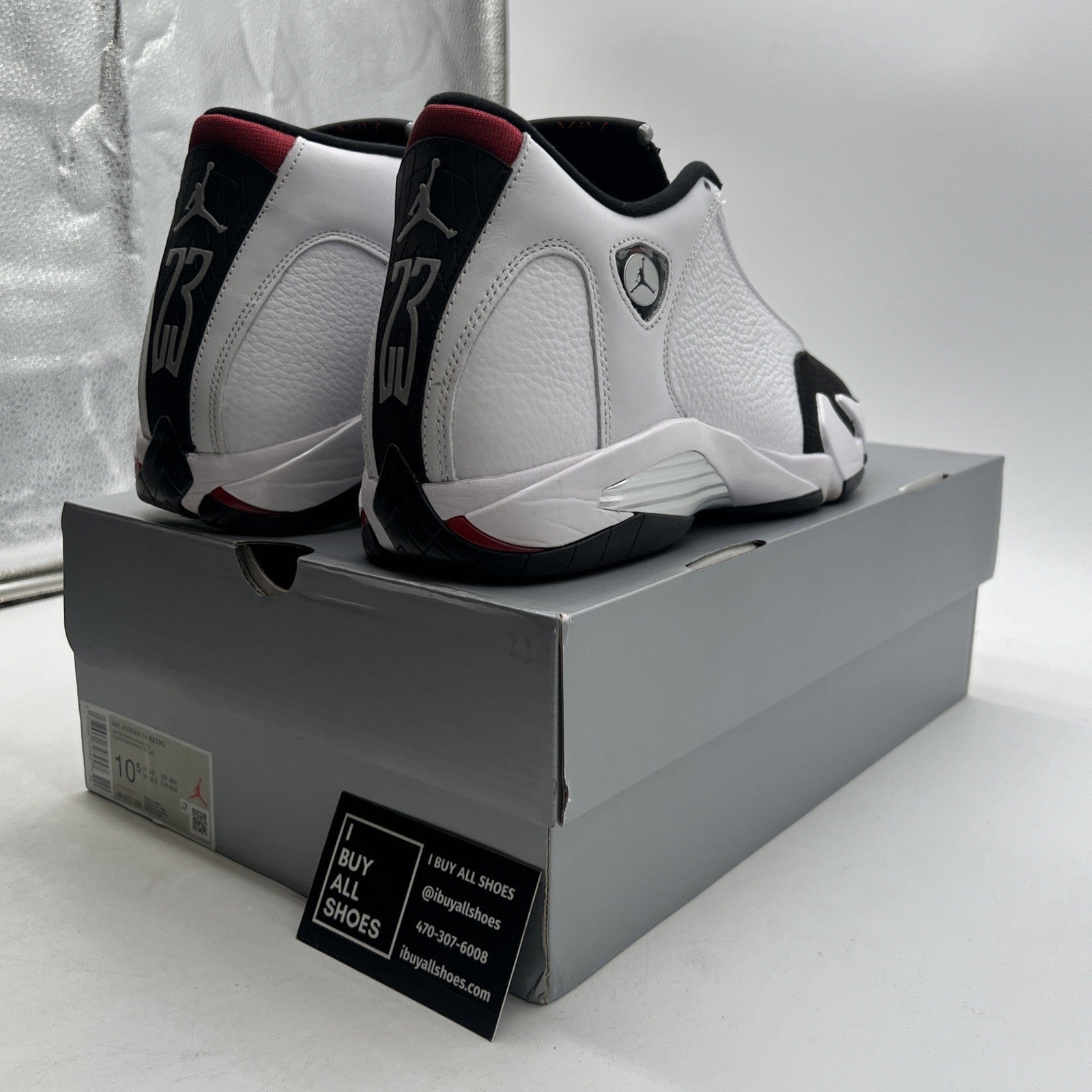 Size 10.5 - Air Jordan 14 Retro 2024 Black Toe (487471-160)