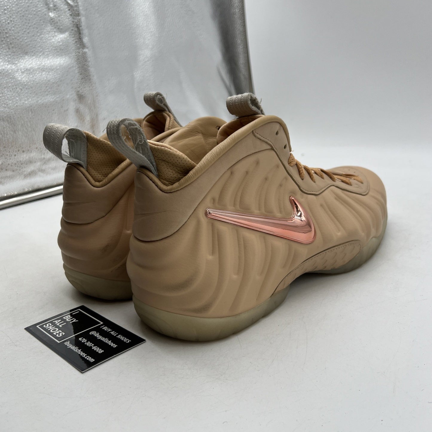 Size 12 - Nike Air Foamposite Pro Premium Vachetta Tan (920377-200)