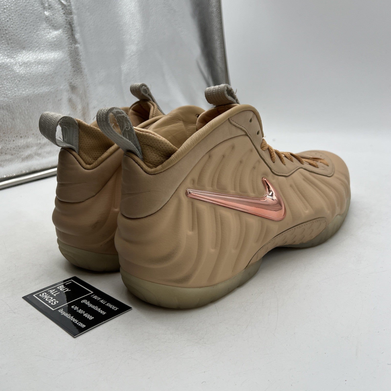 Size 12 - Nike Air Foamposite Pro Premium Vachetta Tan (920377-200)