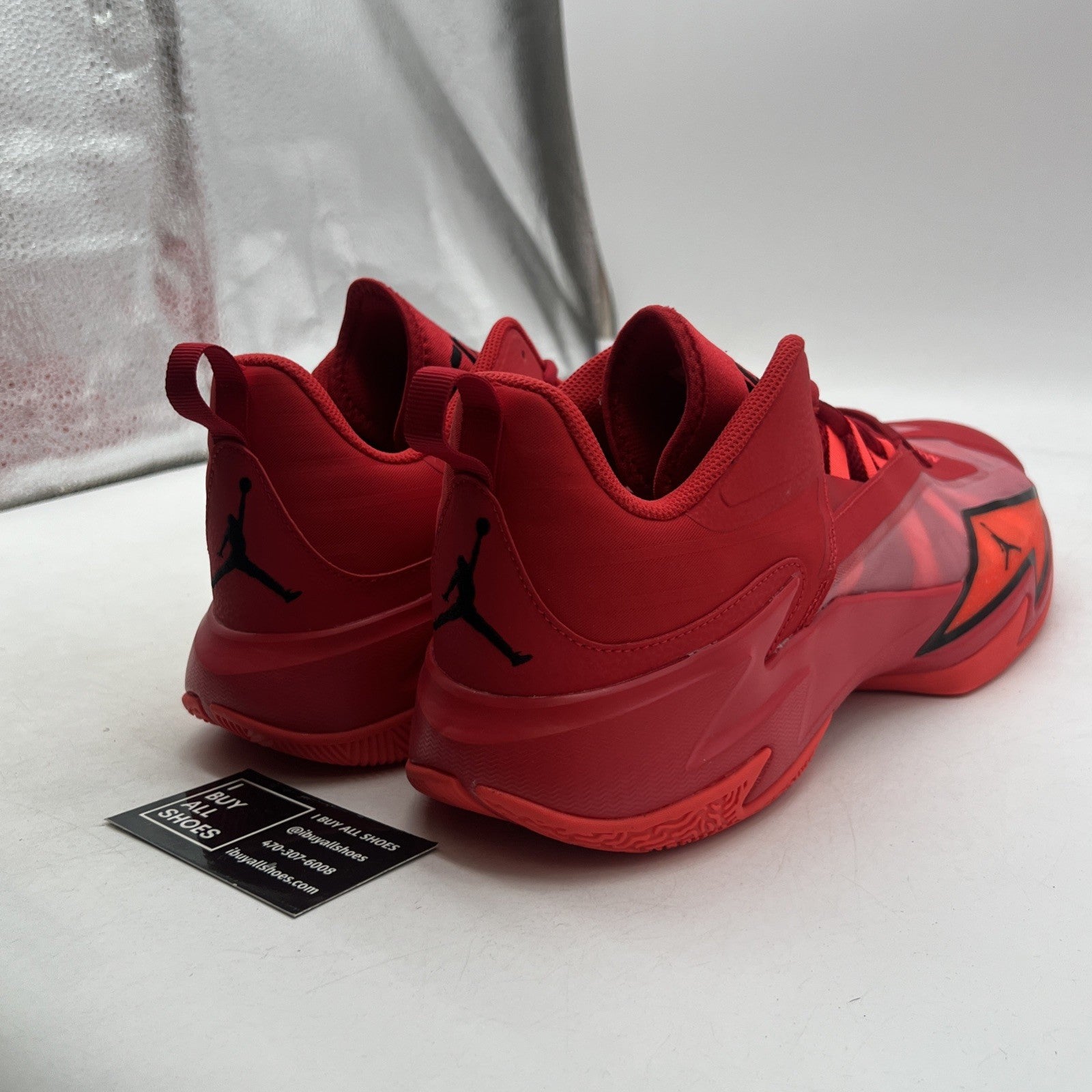 Size 14 - Nike Mens Jordan One Take 3 Red Basketball Shoes (DC7701-606)