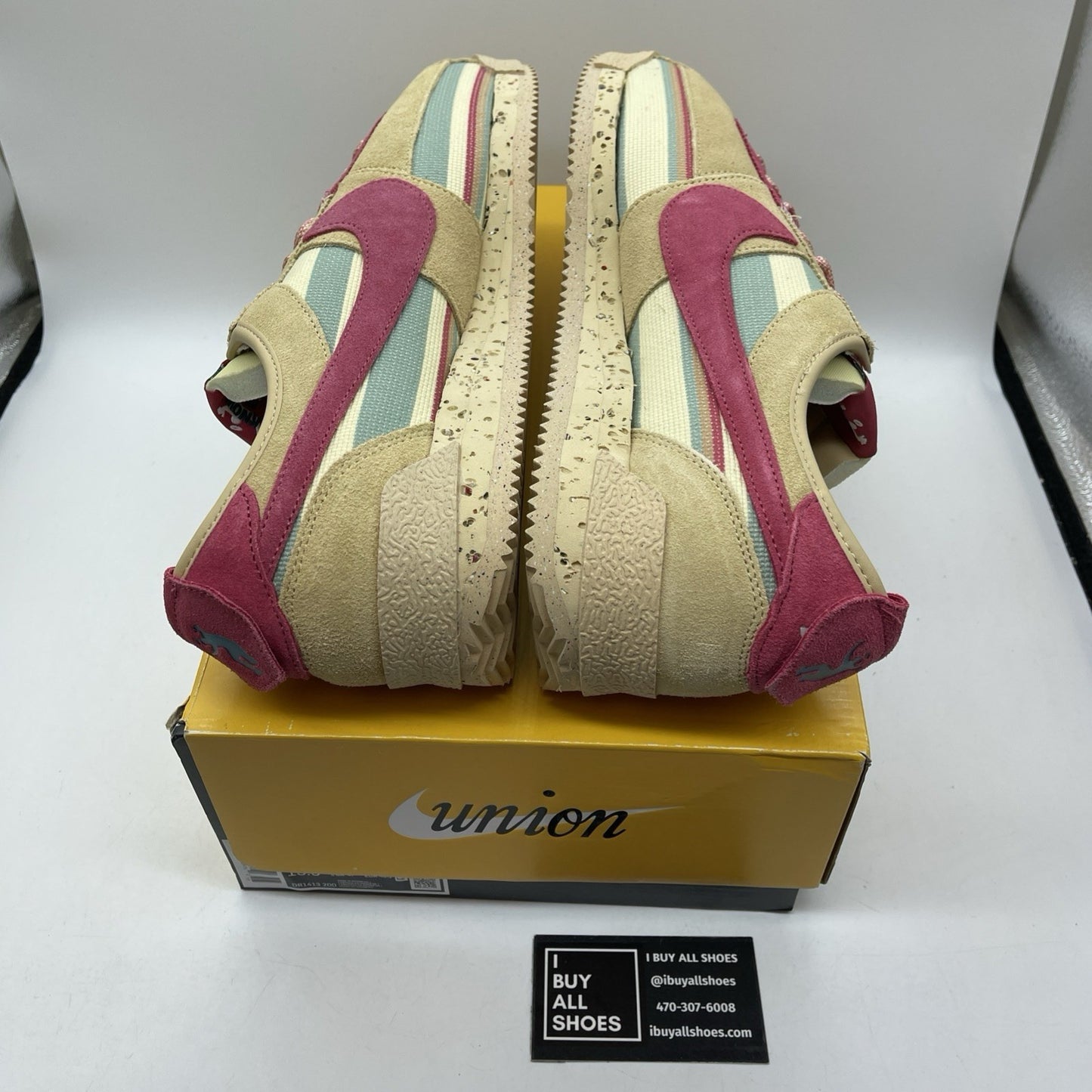 Size 14 - Nike Union LA x Cortez SP Sesame Brown Blue Suede (DR1413-200)