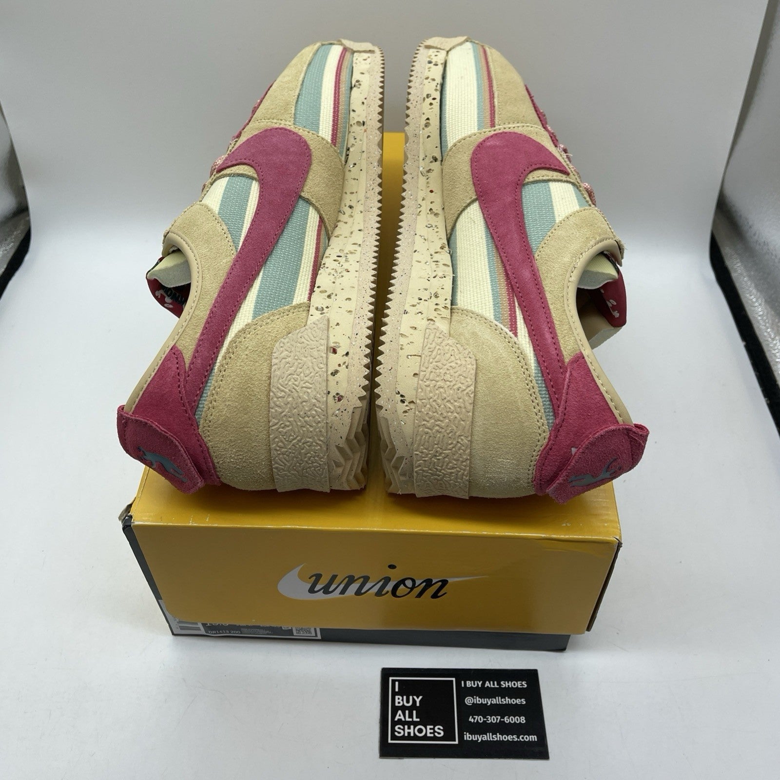 Size 14 - Nike Union LA x Cortez SP Sesame Brown Blue Suede (DR1413-200)
