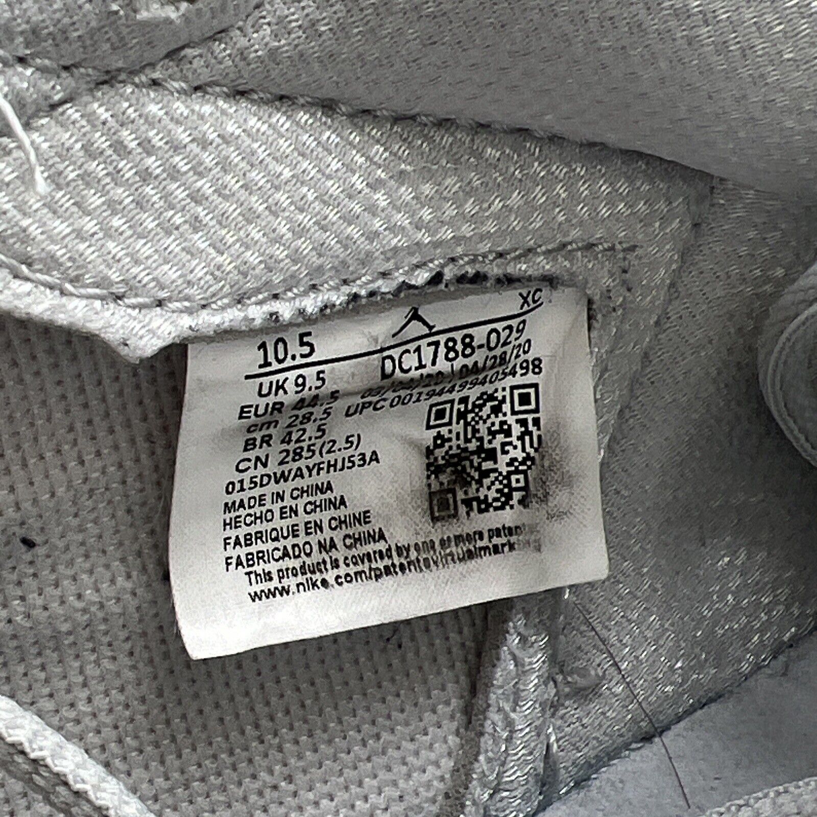 Size 10.5 - Air Jordan 1 Retro OG CO.JP High Tokyo Leather White (DC1788-029)
