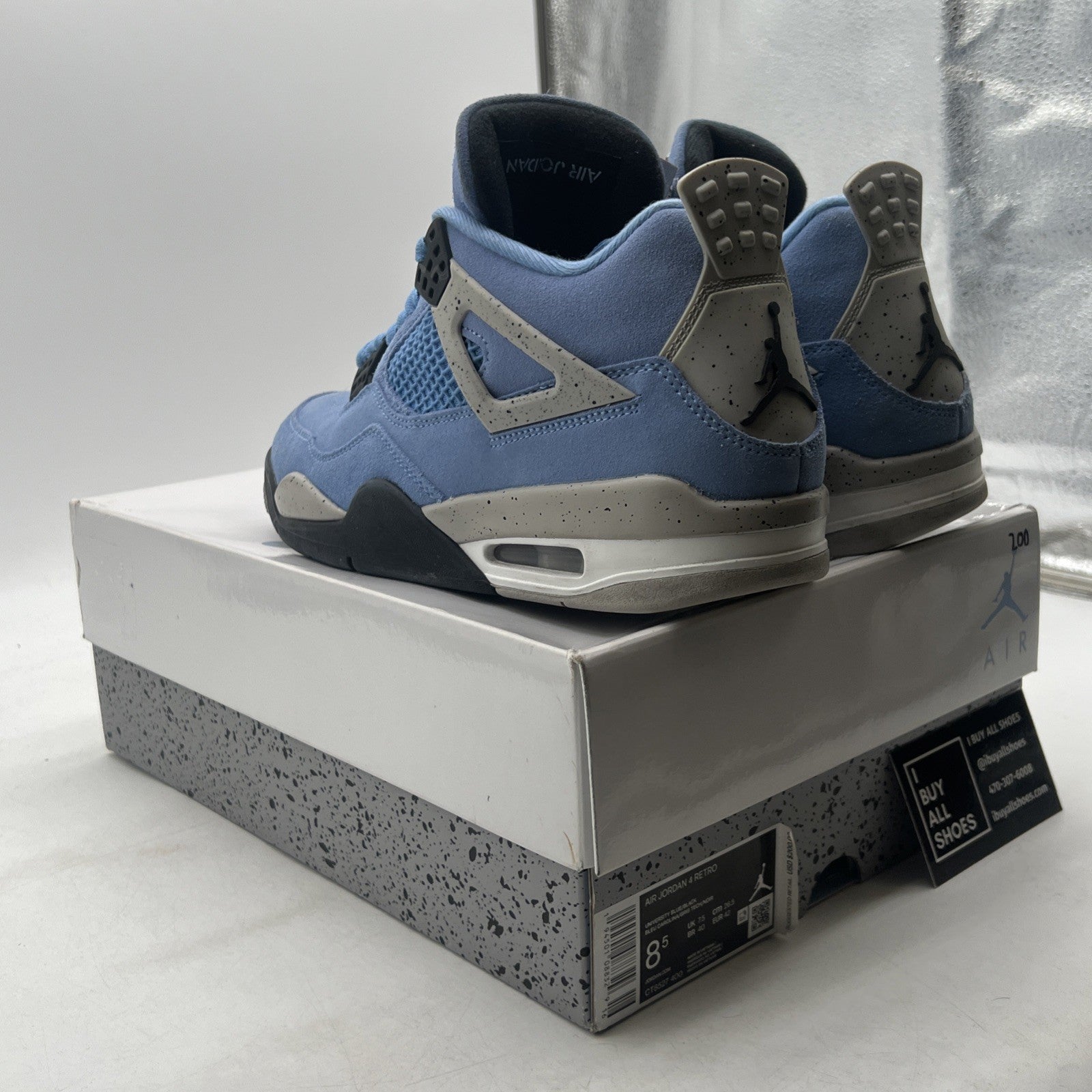 Size 8.5 - Air Jordan 4 Retro Mid University Blue (CT8527-400)