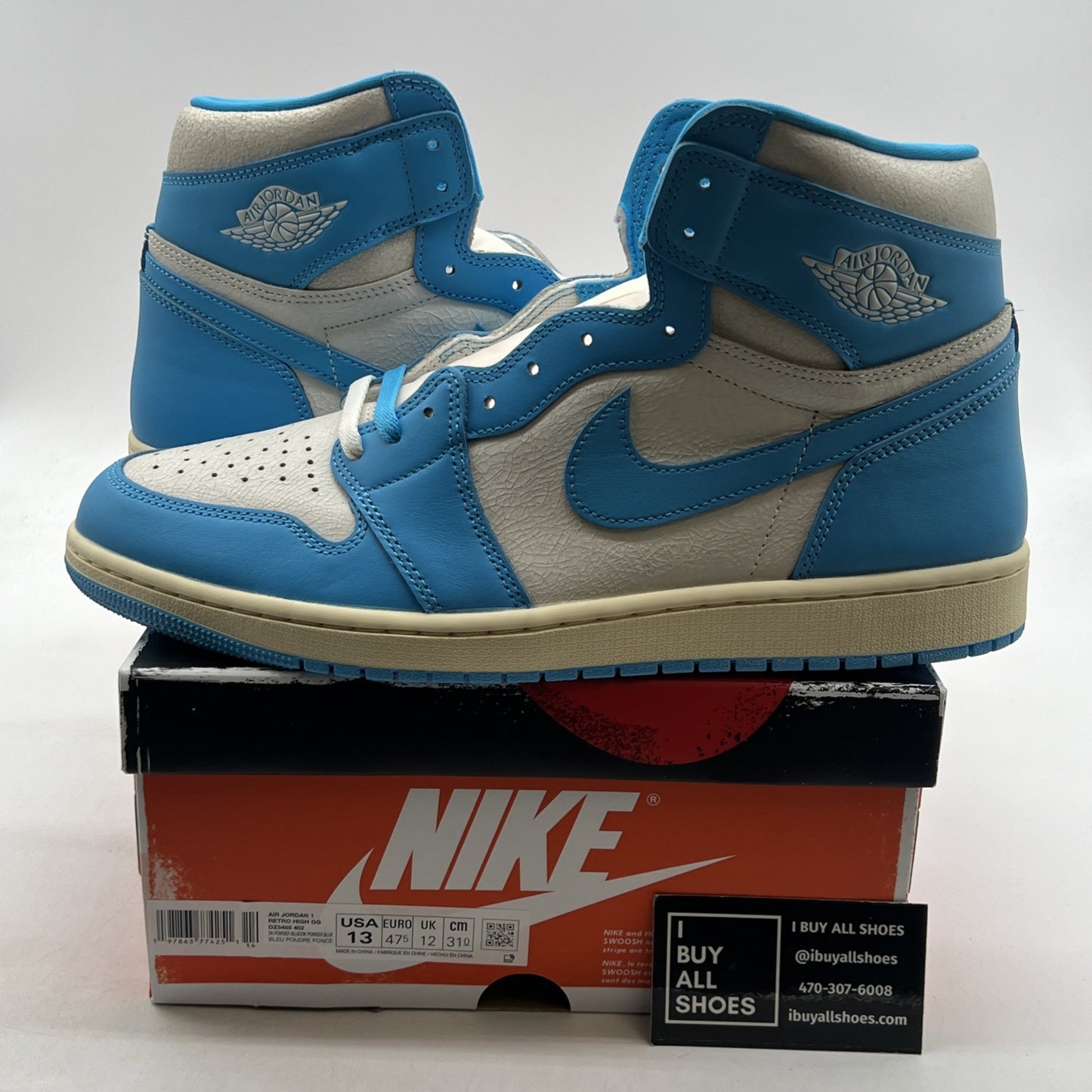 Size 13 - Air Jordan 1 Retro OG High UNC Reimagined (DZ5485-402)