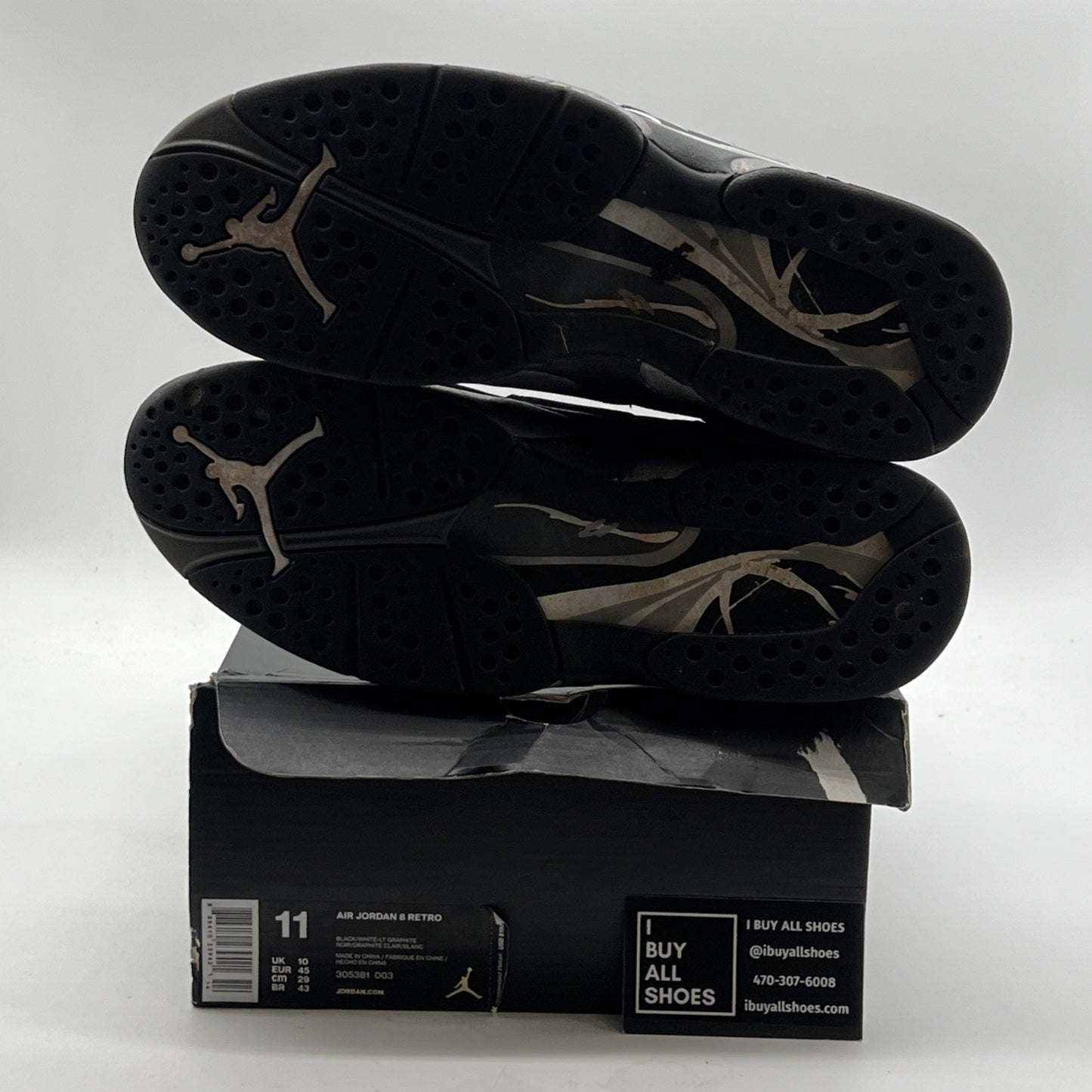Size 11 - Air Jordan 8 Retro 2015 Chrome (305381-003)