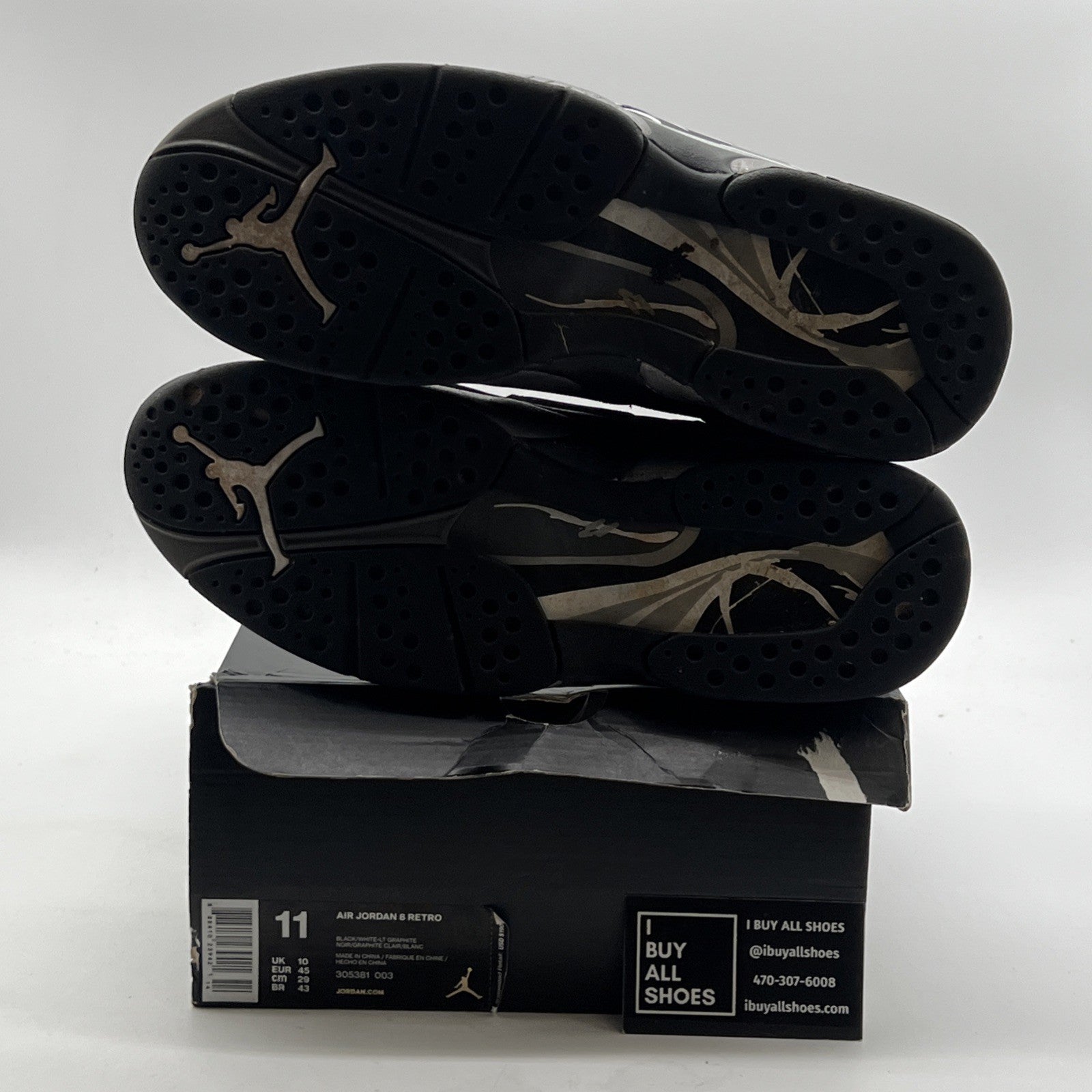 Size 11 - Air Jordan 8 Retro 2015 Chrome (305381-003)