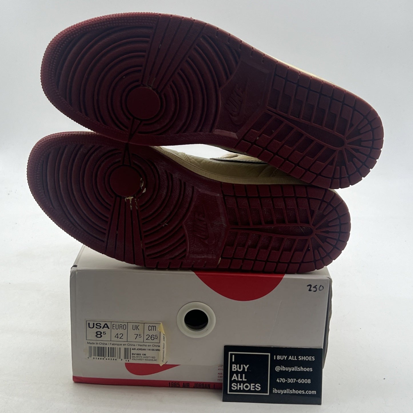 Size 8.5 - Air Jordan 1 Retro High OG Nigel Sylvester 2018 (BV1803-106)