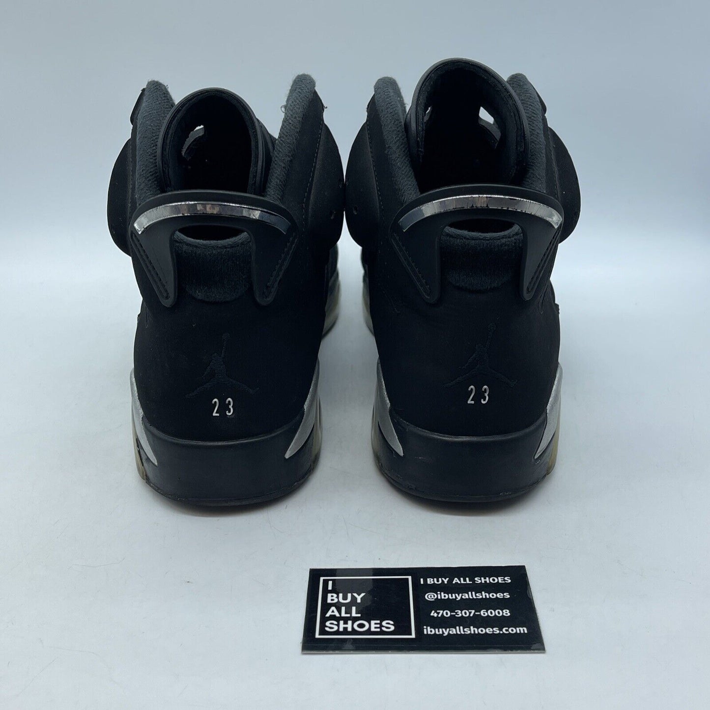Size 11 - Jordan 6 Retro Mid Chrome Black Silver Suede Rubber (DX2836-001)