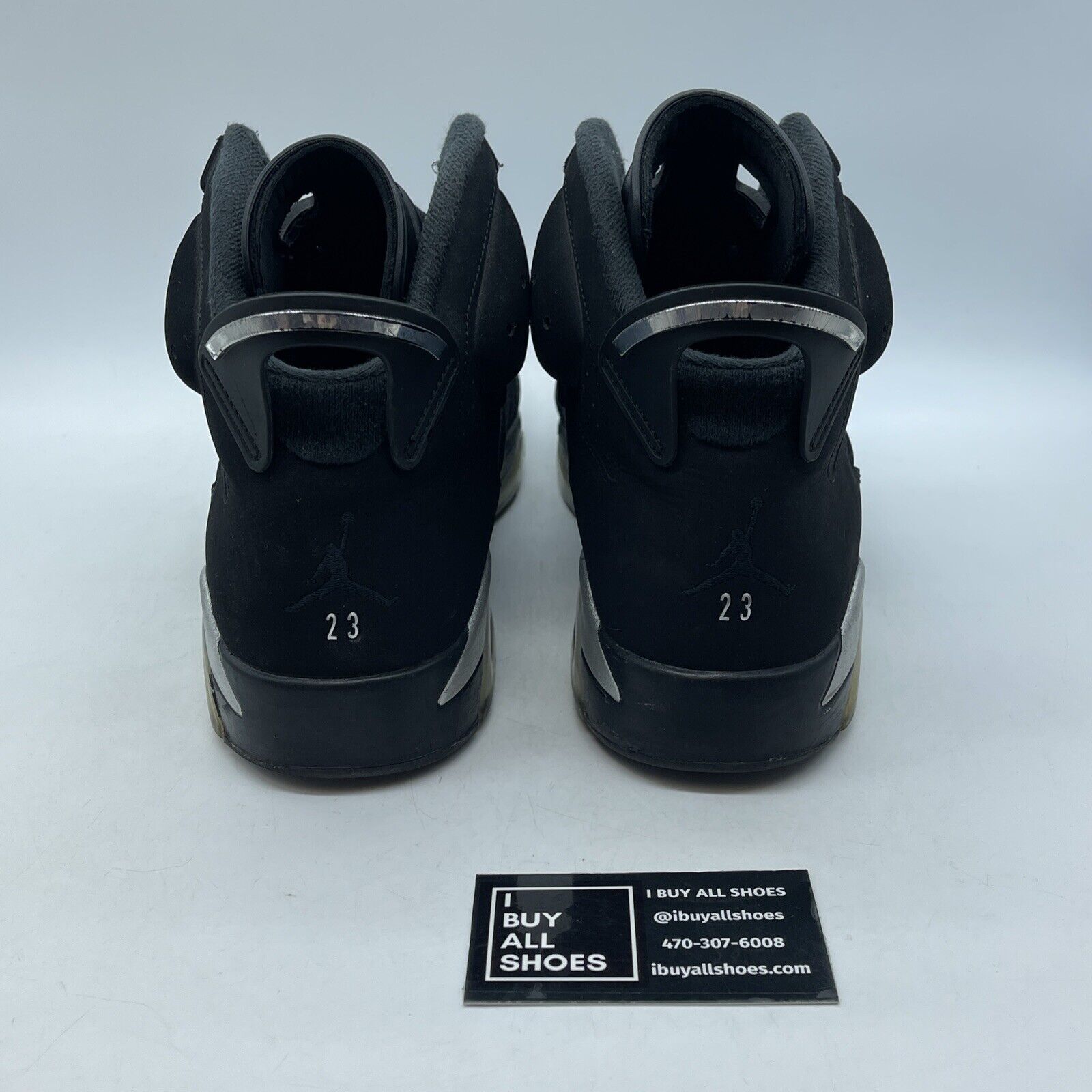Size 11 - Jordan 6 Retro Mid Chrome Black Silver Suede Rubber (DX2836-001)