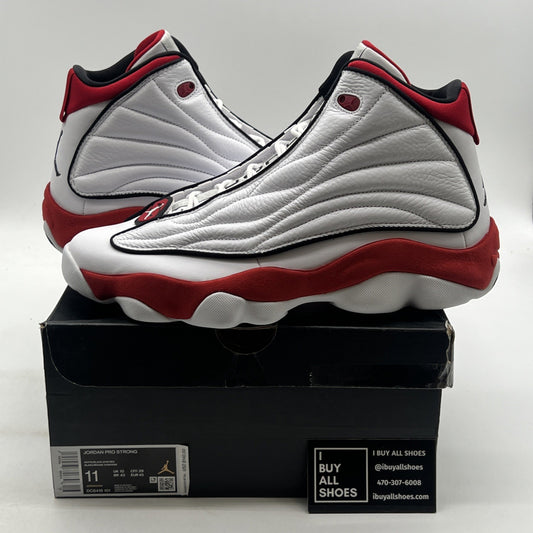 Size 11 - Jordan Pro Strong White Gym Red (DC8418-101)