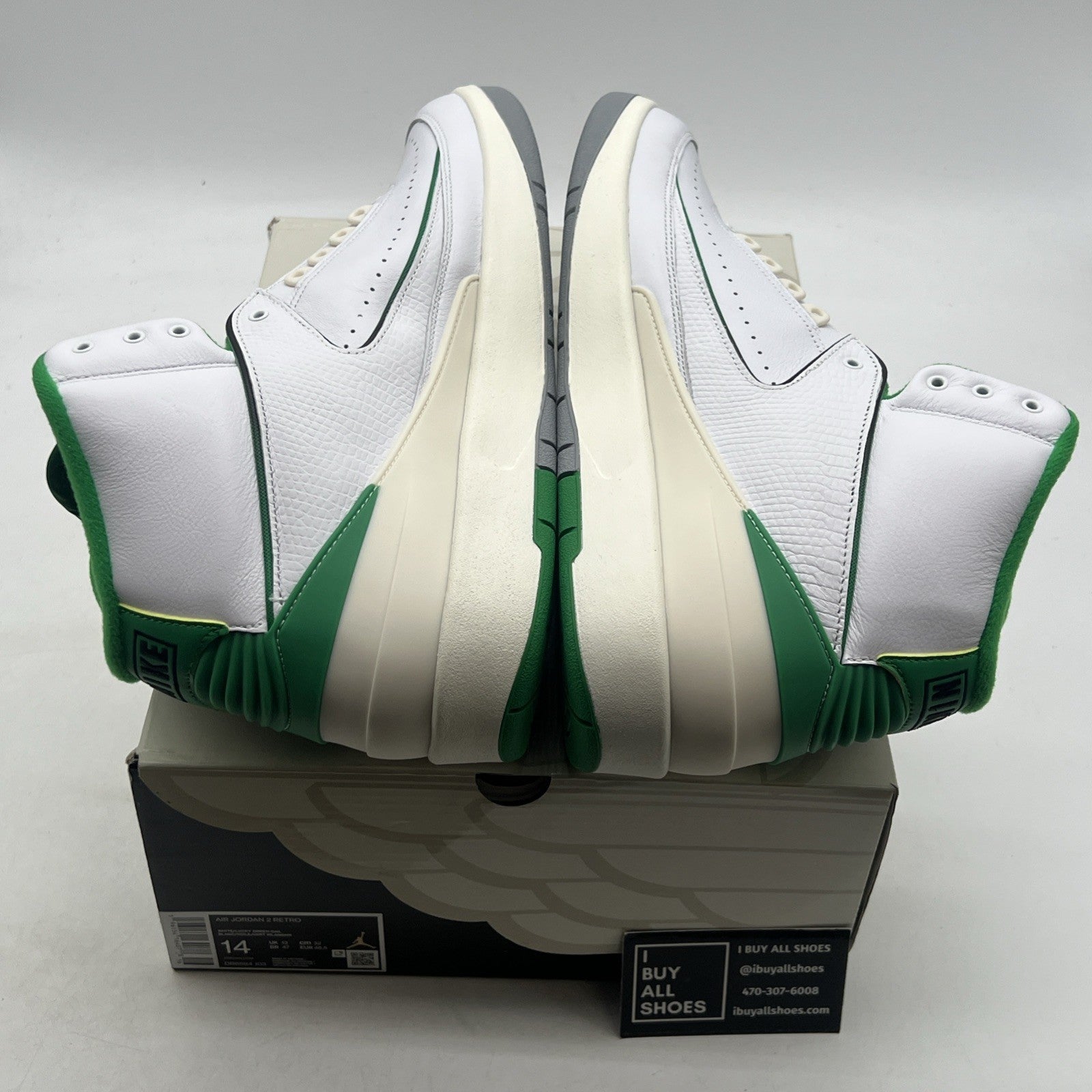 Size 14 - Air Jordan 2 Retro Lucky Green (DR8884-103)