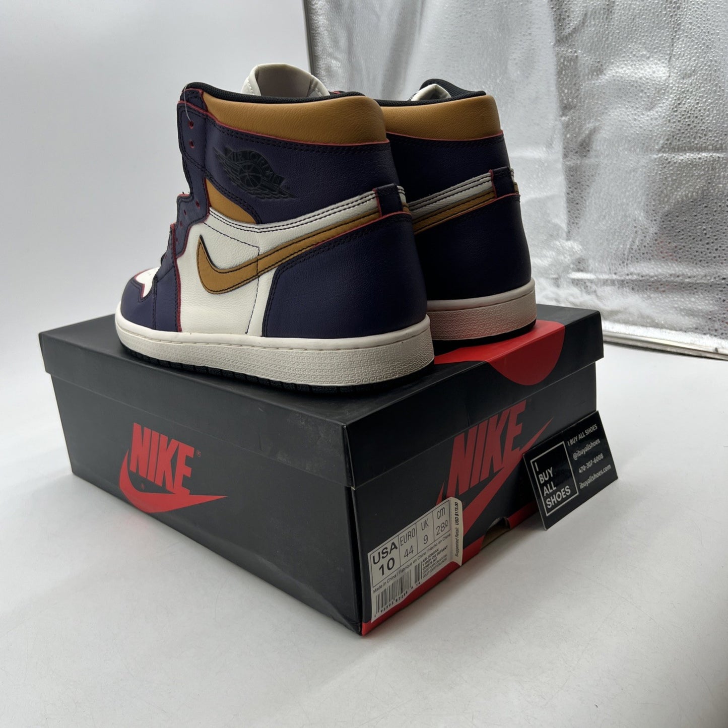 Size 10 - Air Jordan 1 Retro High SB LA To Chicago 2019 (CD6578-507)