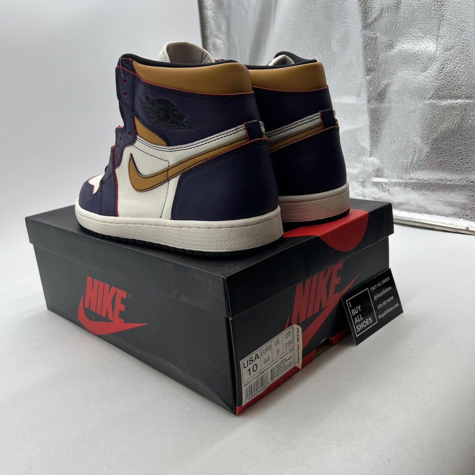 Size 10 - Air Jordan 1 Retro High SB LA To Chicago 2019 (CD6578-507)