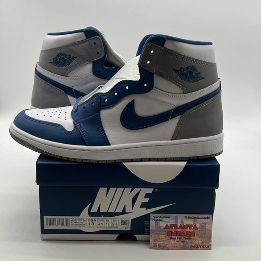 Size 13 - Air Jordan 1 Retro OG High True Blue (DZ5485-410)