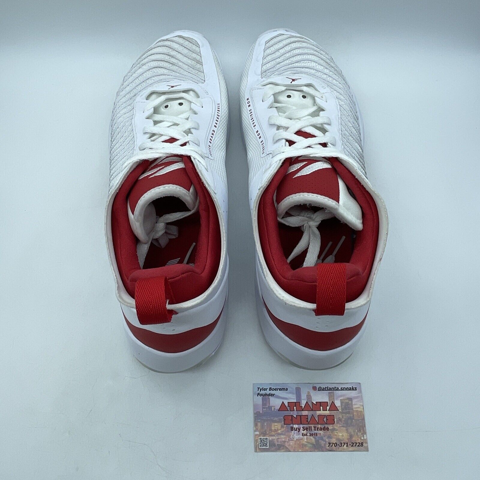 Size 13 - Jordan Luka 1 White Fire Red (DQ7689-116)