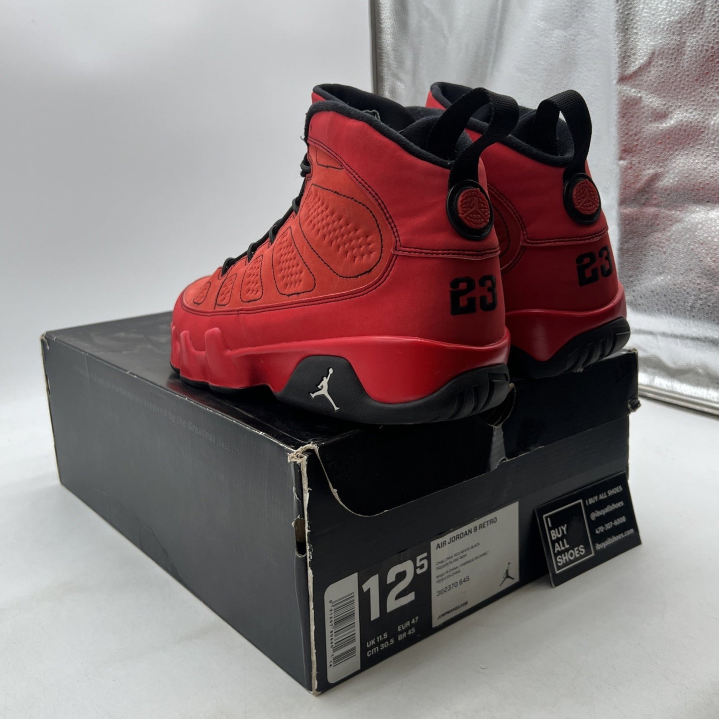 Size 12.5 - Air Jordan 9 Retro Motorboat Jones (302370-645)