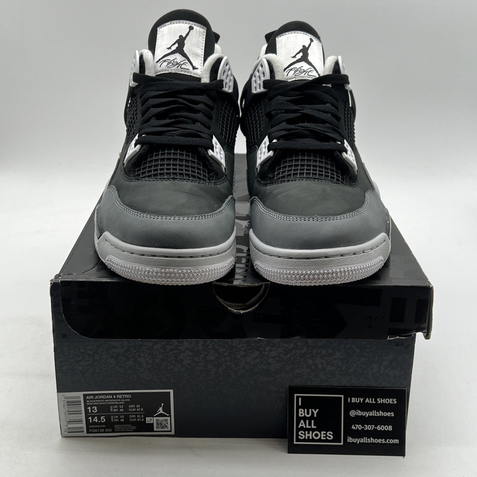 Size 13 - Air Jordan 4 Retro 2024 Fear (FQ8138-002)
