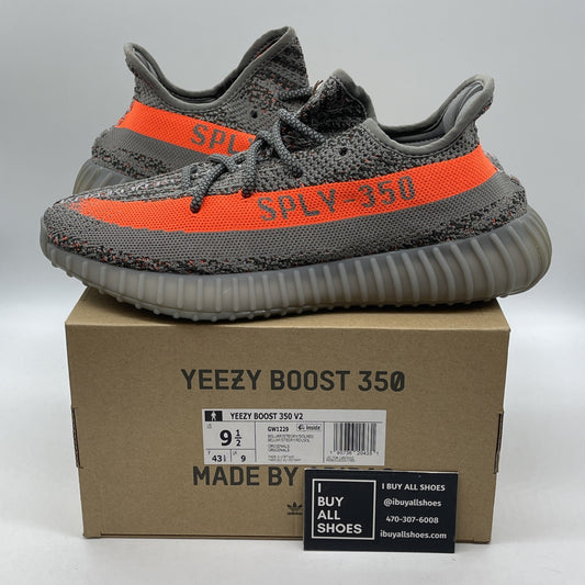 Size 9.5 - adidas Yeezy Boost 350 V2 Low Beluga Reflective Suede (GW1229)
