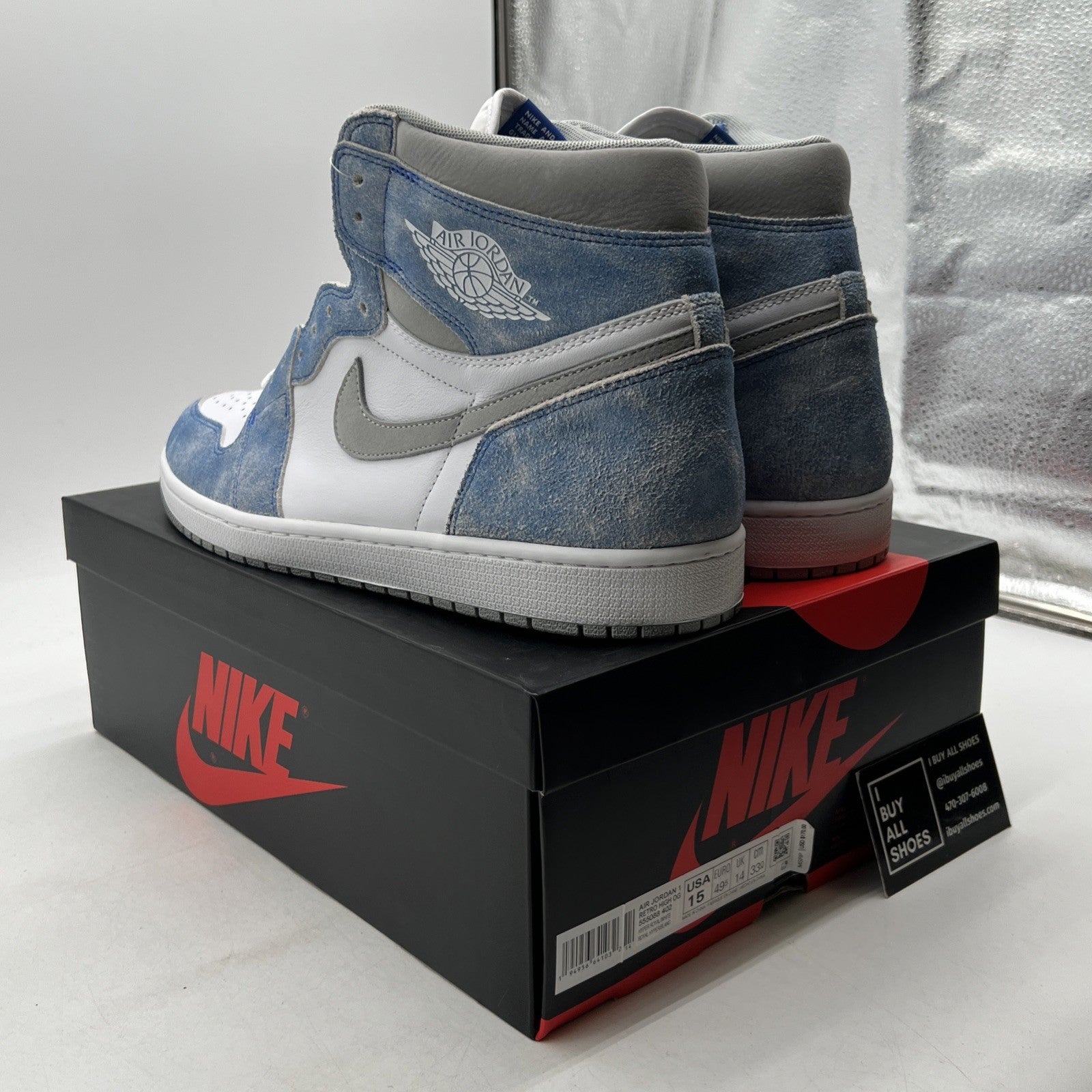 Size 15 - Air Jordan 1 Retro OG High Hyper Royal (555088-402)
