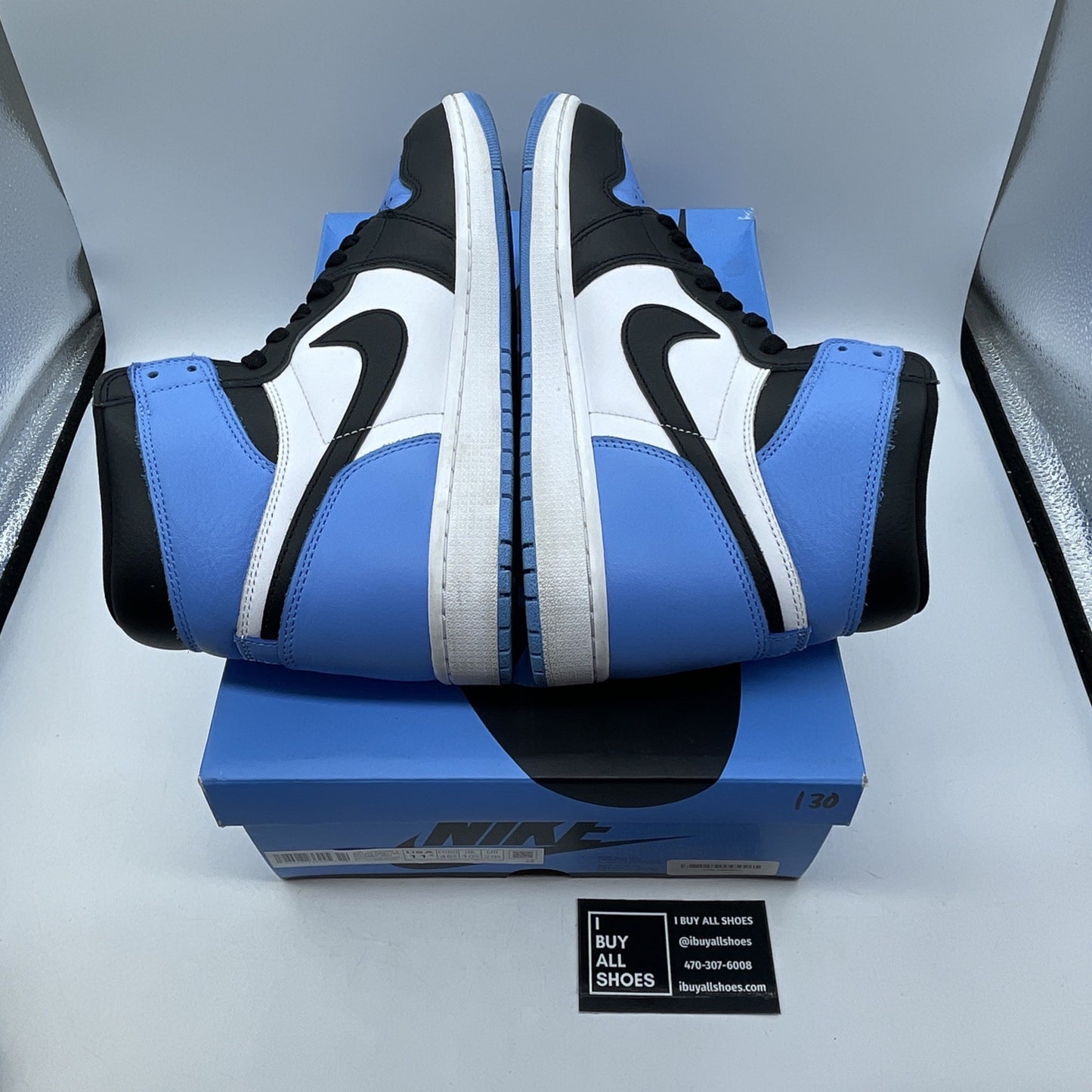 Size 11.5 - Jordan 1 Retro OG High UNC Toe Blue Black White (DZ5485-400)