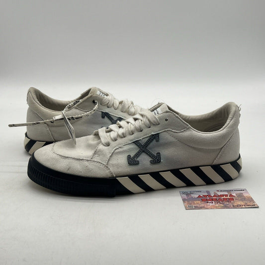 Size 11.5 - Off-White Vulc Sneaker 2020 White Black Light Blue