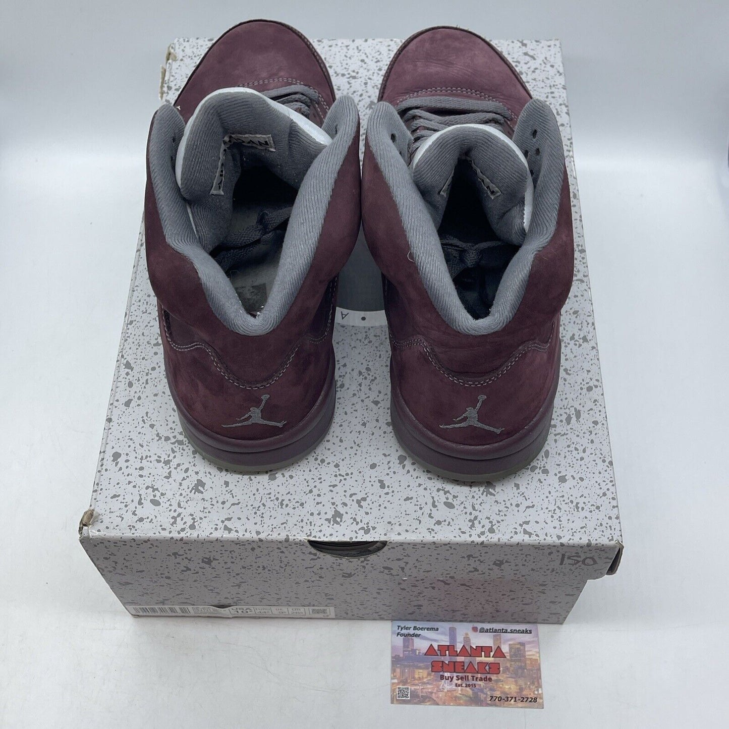 Size 10.5 - Air Jordan 5 Retro SE 2023 Burgundy Suede (DZ4131-600)