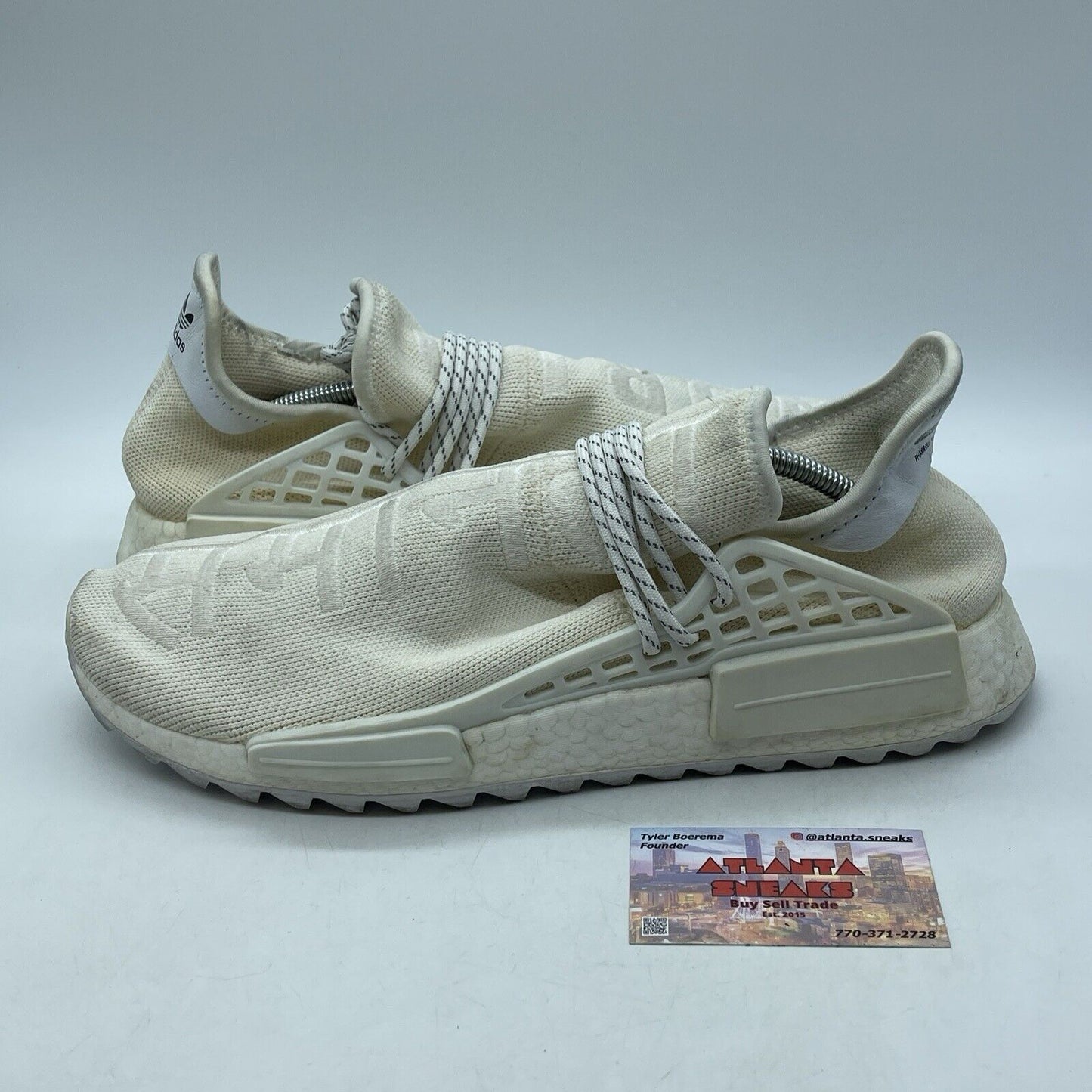 Size 13 - adidas Pharrell x NMD Human Race Trail Blank Canvas Suede (AC7031)