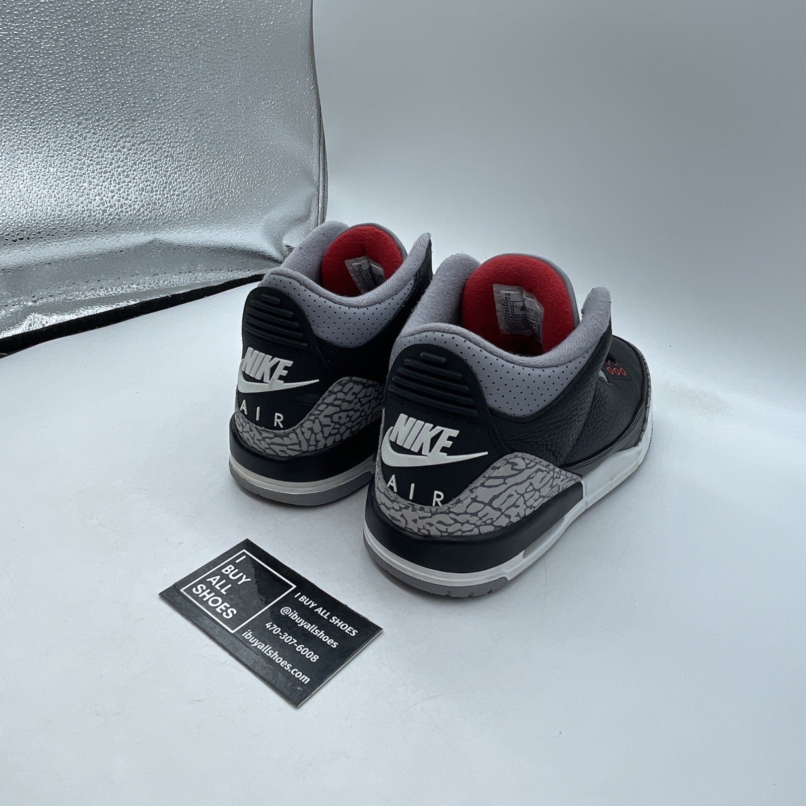 Size 6Y - Air Jordan 3 Retro OG 2024 Black Cement (DM0967-010)