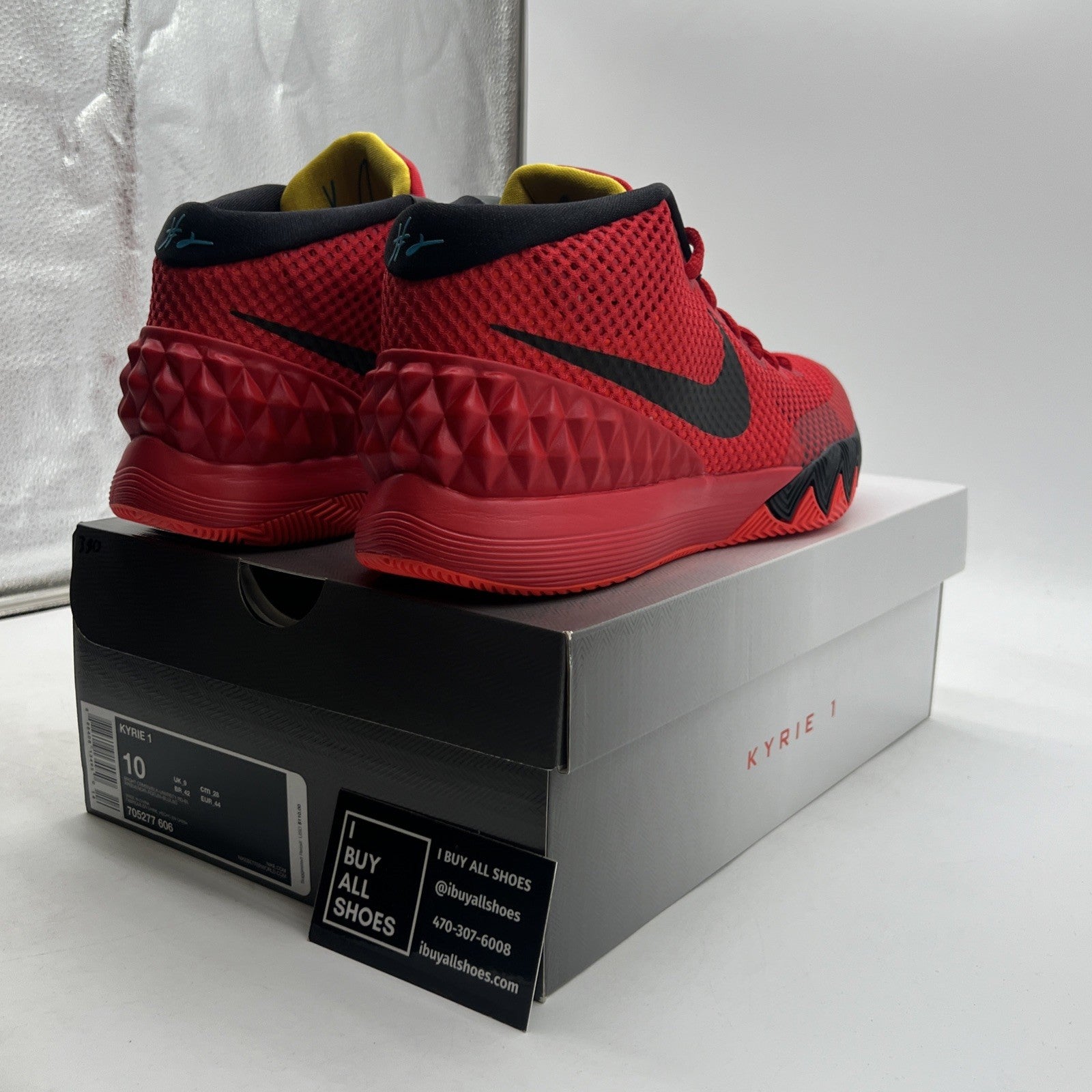 Size 10 - Nike Kyrie 1 Deceptive Red (705277-606)