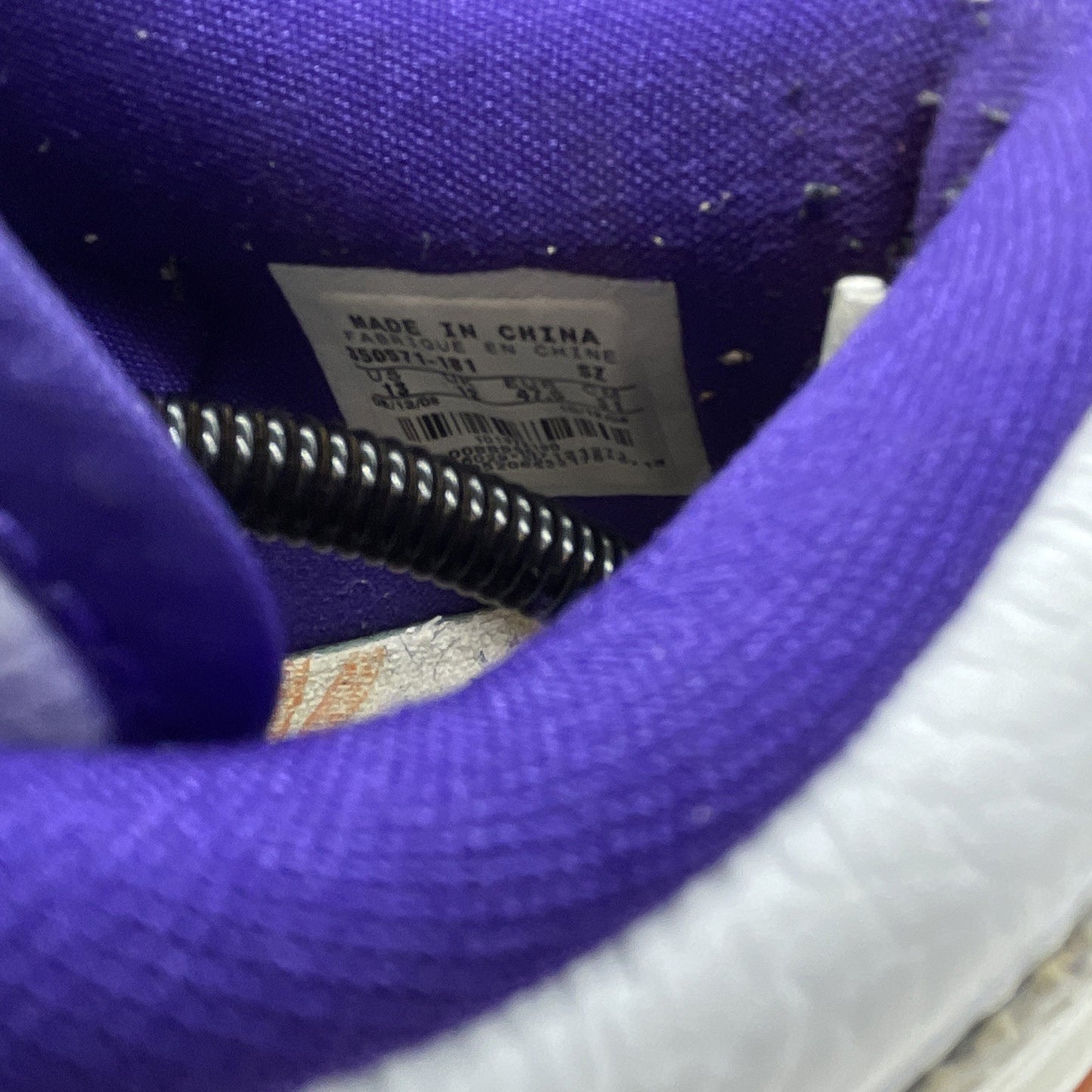 Size 13 - Air Jordan 1 Phat Low Lakers (350571-181)