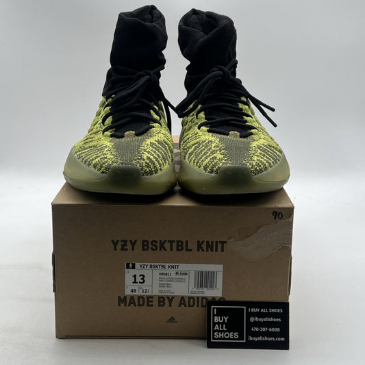 Size 13 - adidas Yeezy Basketball Knit Energy Glow (HR0811)