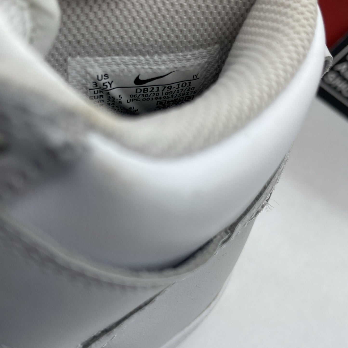 Size 3.5Y - Nike Dunk High Vast Grey White Leather (DB2179-101)