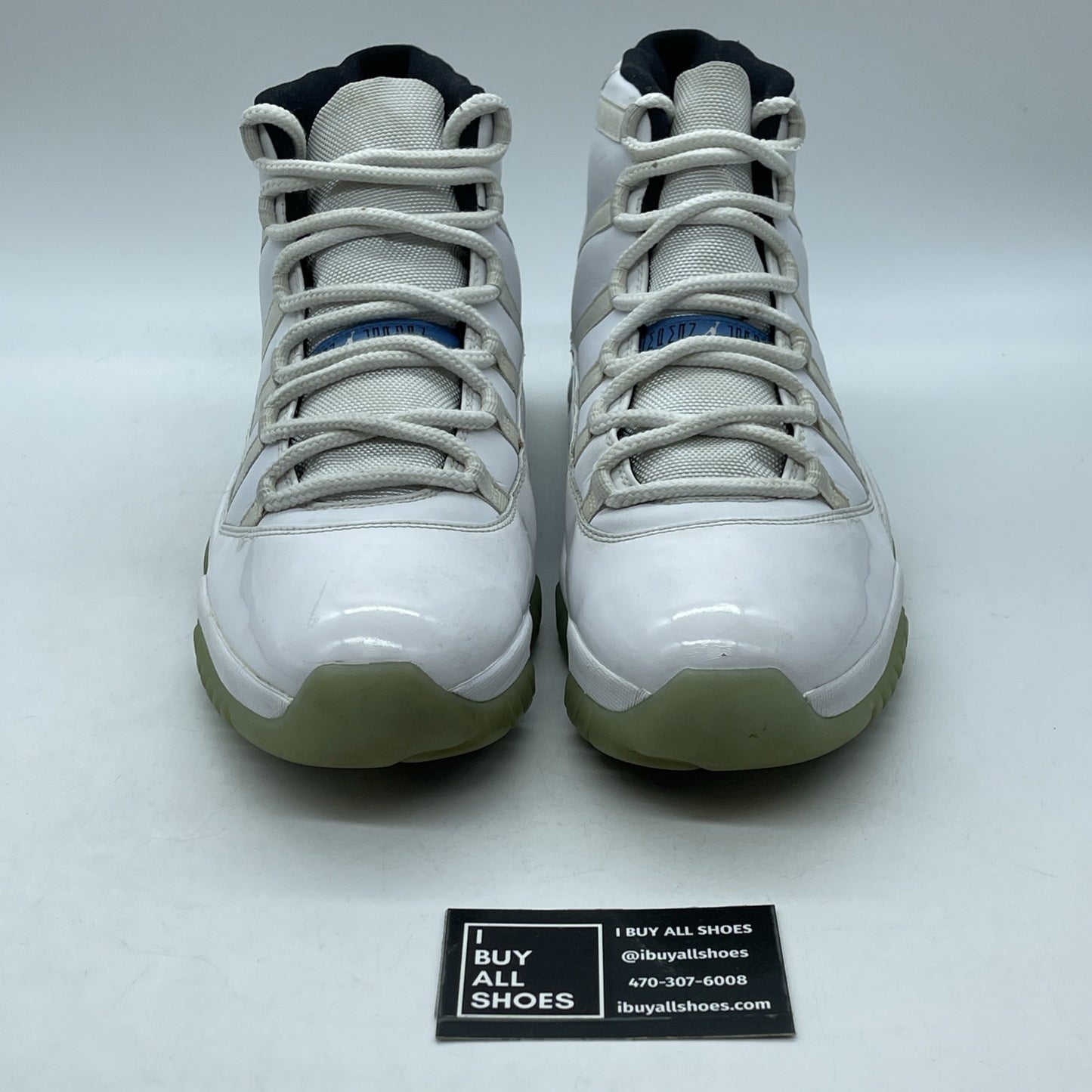 Size 12 - Jordan 11 Retro High Legend Blue White Leather (378037-117)