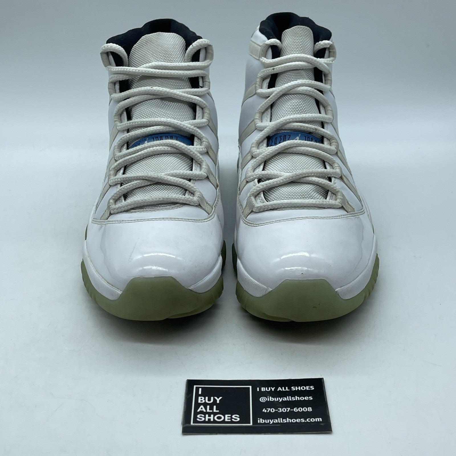 Size 12 - Jordan 11 Retro High Legend Blue White Leather (378037-117)