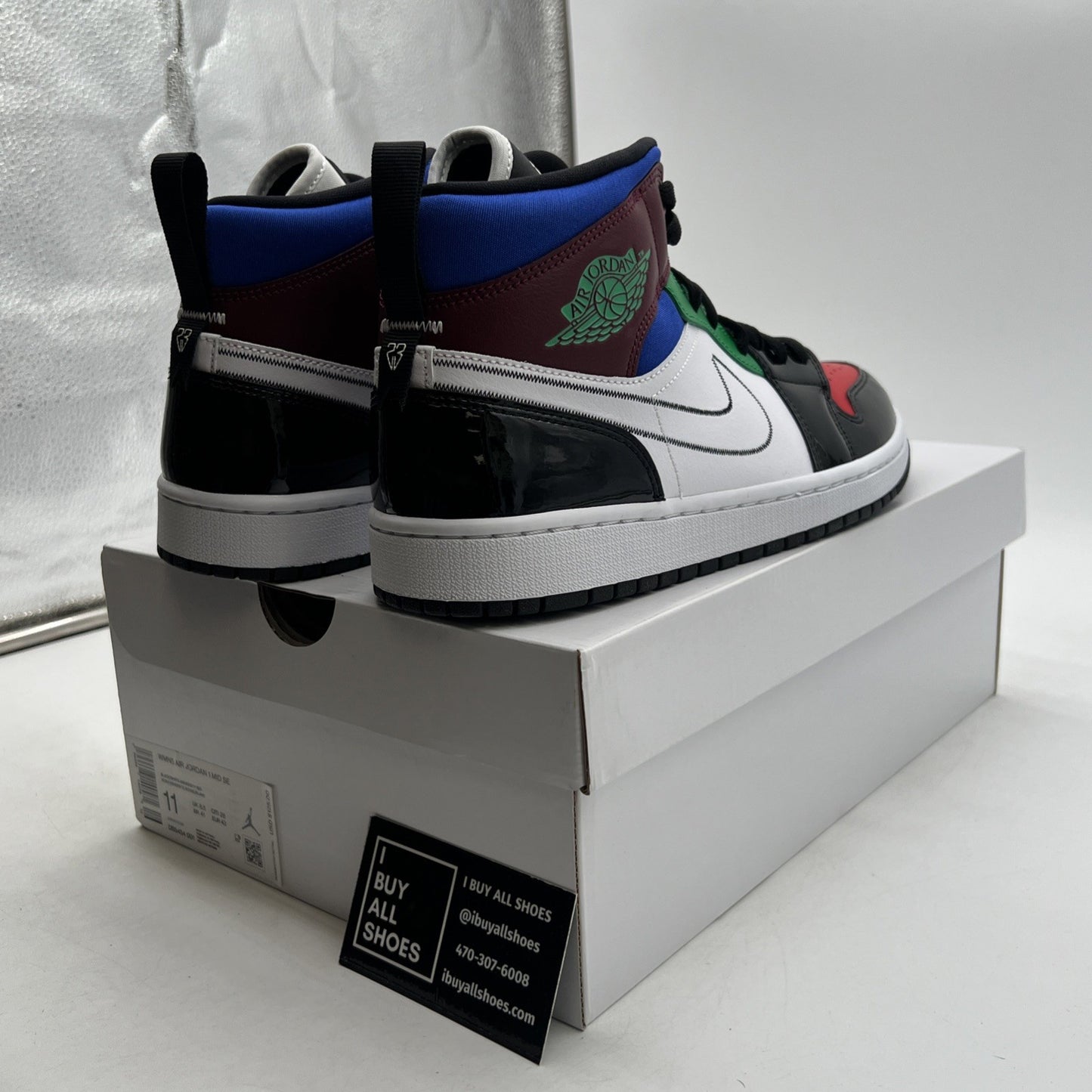 Size 11 - Air Jordan 1 SE Mid Multi-Color W (DB5454-001)