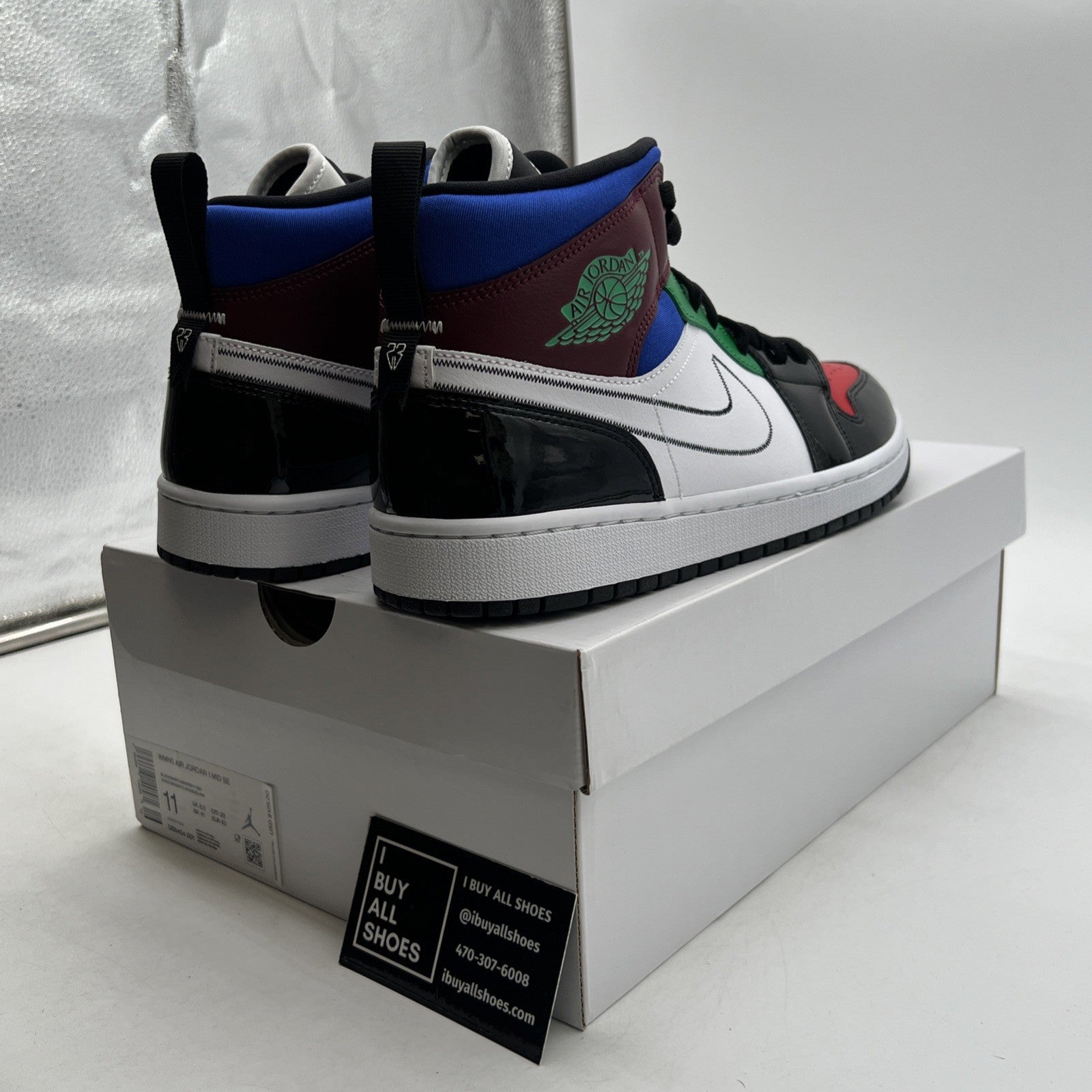 Size 11 - Air Jordan 1 SE Mid Multi-Color W (DB5454-001)