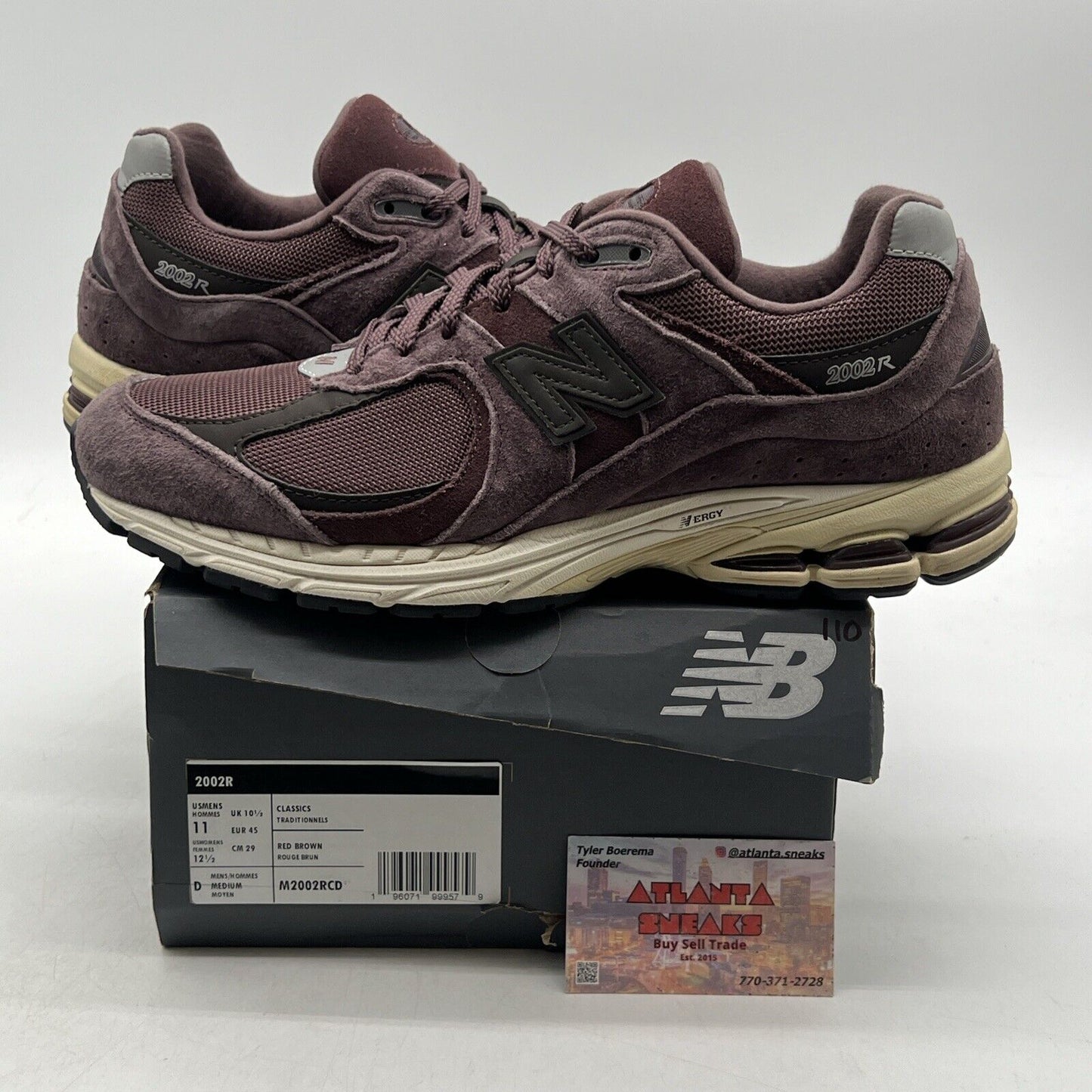 Size 11 - New Balance 2002R Truffle White Suede (M2002RCD)