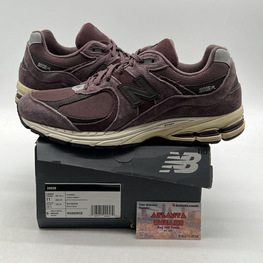 Size 11 - New Balance 2002R Truffle White Suede (M2002RCD)