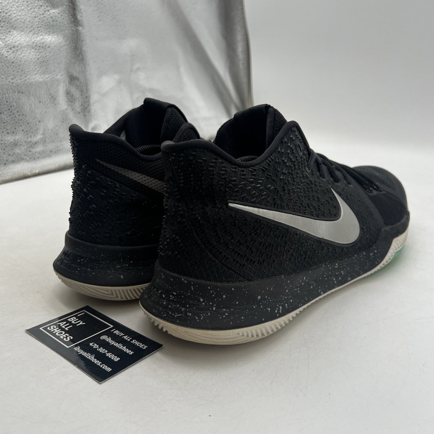 Size 12 - Nike Kyrie 3 Black Ice Shoes Sneakers Basketball (852395-018)
