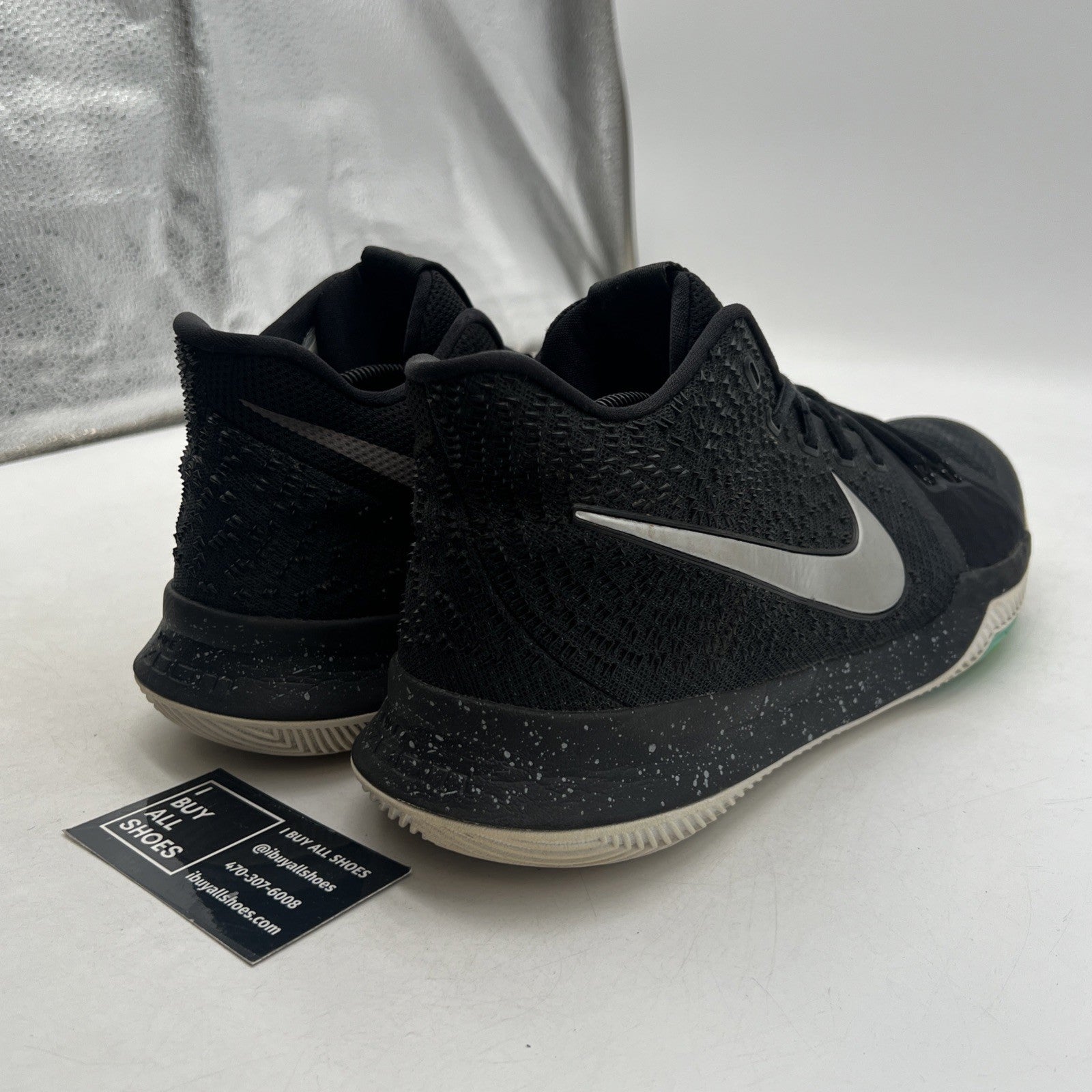 Size 12 - Nike Kyrie 3 Black Ice Shoes Sneakers Basketball (852395-018)