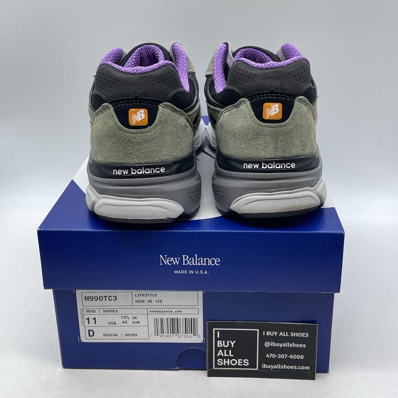 Size 11 - New Balance Teddy Santis x 990v3 Made In USA Olive Leaf (M990TC3)