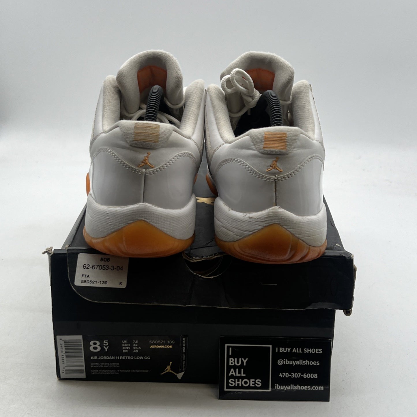 Size 8.5Y - Air Jordan Citrus 11 (580521-139)