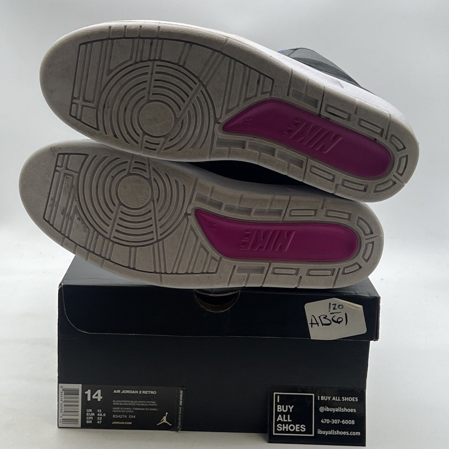 Size 14 - Air Jordan 2 Retro Radio Raheem (834274-014)