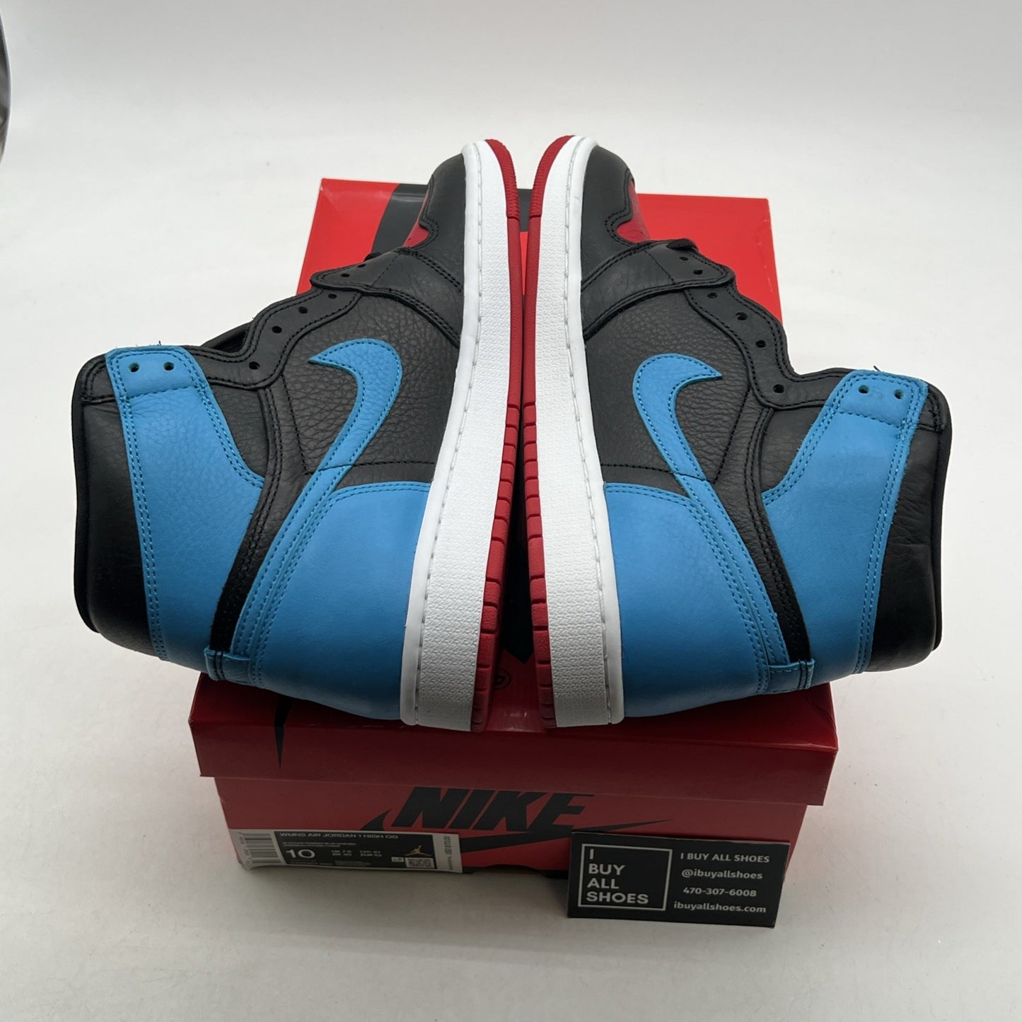 Size 10 - Air Jordan 1 High OG UNC To Chicago 2020 (CD0461-046)